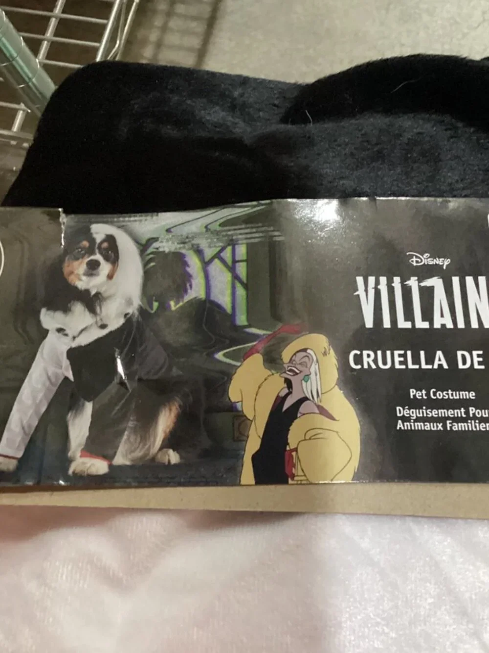 Rubies Disney Villains: Cruella Deville Pet Costume for For Dogs or Cats, Large